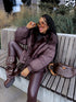 Short jacket "NORTH FL257" - CHOCO